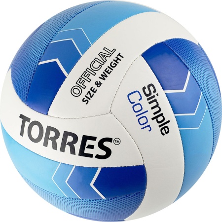 Купить Мяч волейбольный Torres Simple Color любительский р.5 в Георгиевске 